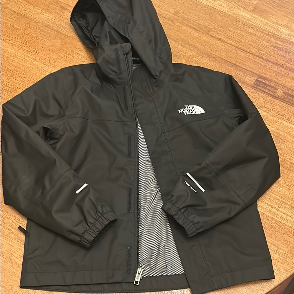 The North Face Black rain Jacket